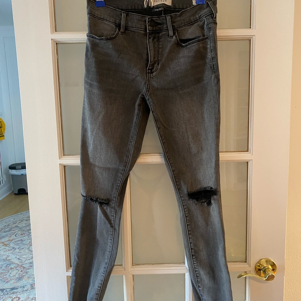 PacSun Grey Denim - Ankle Jegging